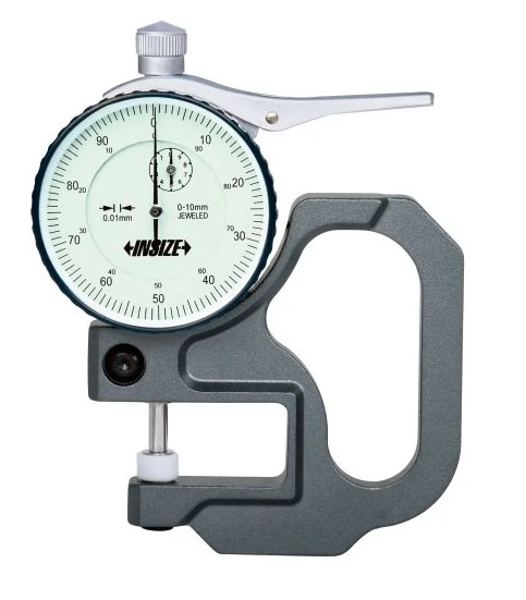 Číselníkový hrúbkomer 0-10 mm, Insize