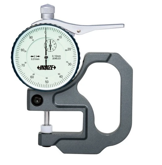 Číselníkový hrúbkomer 0-10 mm, Insize