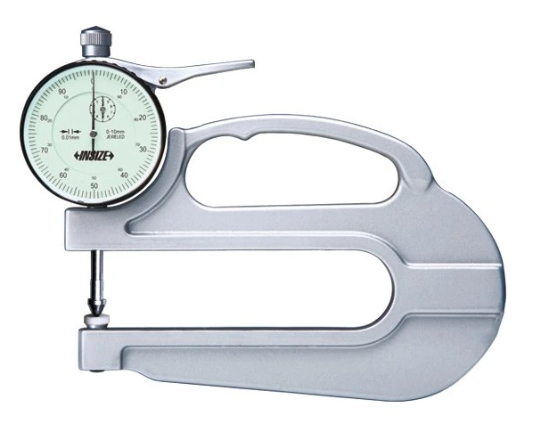 Číselníkový hrúbkomer 0-10 mm typ B, Insize