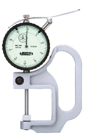 Číselníkový hrúbkomer 0-30 mm typ A, Insize