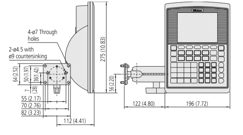 QM-DATA 200 typ na rameno, Mitutoyo