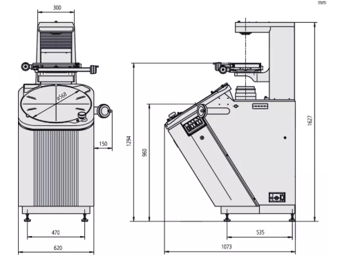 Profilprojektor PV-5110, Mitutoyo