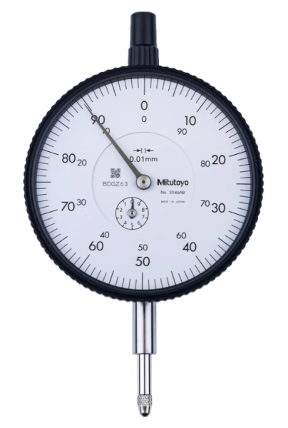 Číselníkový odchýlkomer s veľkým rozsahom a ciferníkom 10 mm/0,01 mm, Mitutoyo