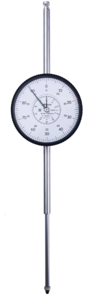 Číselníkový odchýlkomer s veľkým rozsahom a číselníkom 80 mm/0,01 mm, Mitutoyo