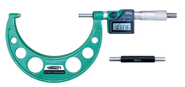 Digitálny mikrometer 100-125 mm IP65, s výstupom dát, Insize