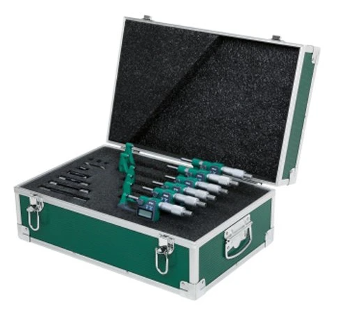 Sada digitálnych mikrometrov 0-150 mm IP65, s výstupom dát, Insize