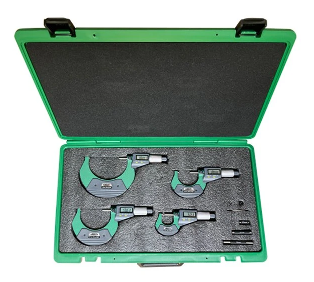 Sada digitálnych mikrometrov 0-100 mm, Insize