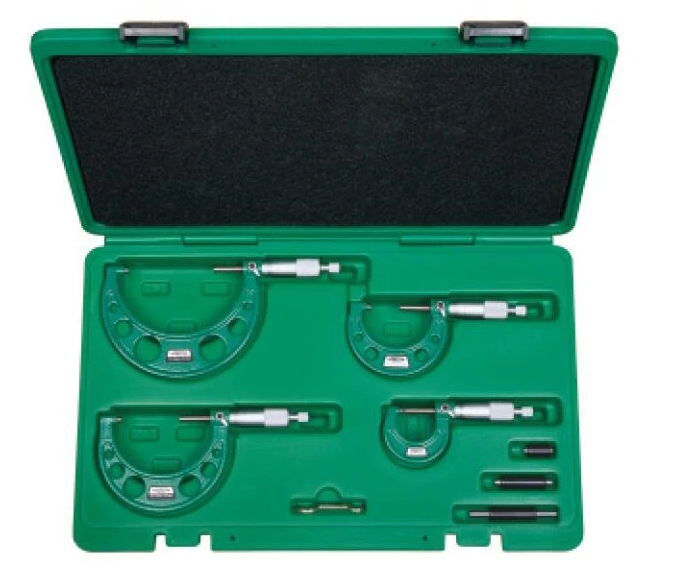 Sada analógových mikrometrov 0-100 mm, Insize