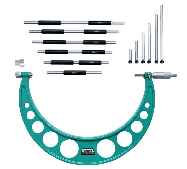 Analógový mikrometer 150-300 mm s výmennými nadstavcami, typ A, Insize