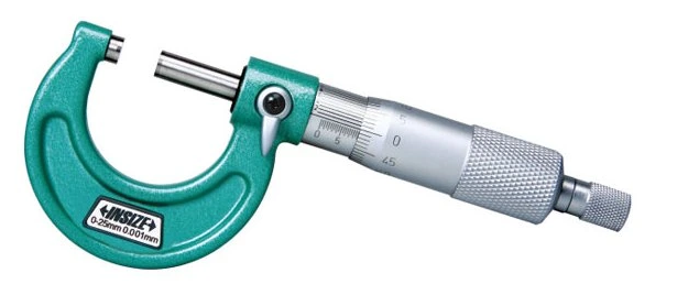 Analógový mikrometer 0-25 mm/0,001 mm, Insize