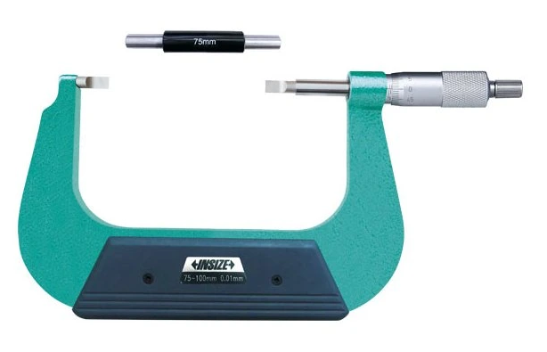 Analógový mikrometer 75-100 mm s nožovými dotykmi, typ A, Insize