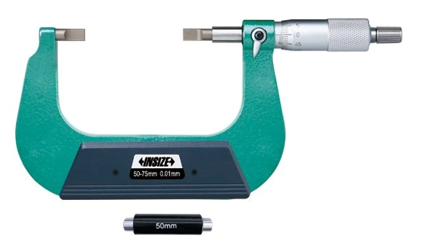 Analógový mikrometer 50-75 mm s nožovými dotykmi, typ A, Insize