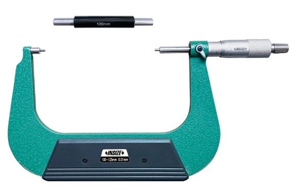 Analógový mikrometer 100-125 mm so zúženými dotykmi, typ A, Insize