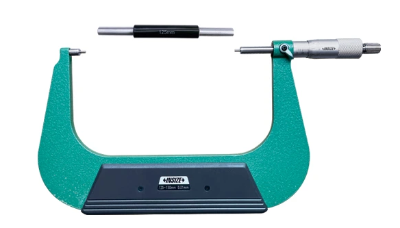 Analógový mikrometer 125-150 mm so zúženými dotykmi, typ B, Insize