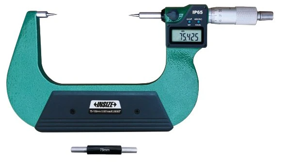 Digitálny mikrometer 75-100 mm s hrotovými dotykmi, typ B, Insize