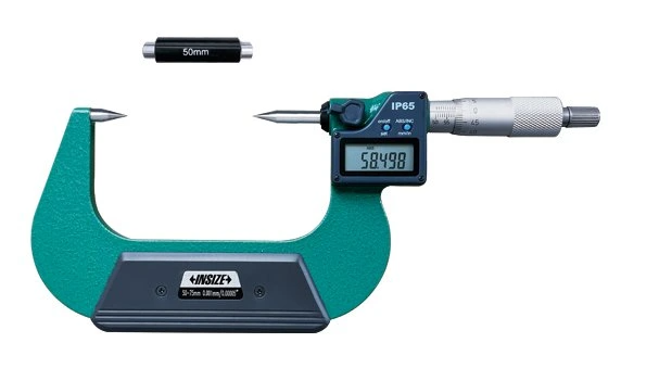 Digitálny mikrometer 50-75 mm s hrotovými dotykmi, typ A, Insize