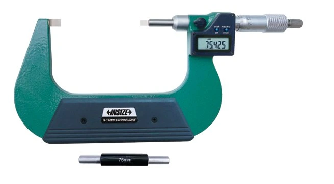 Digitálny mikrometer 75-100 mm s nožovými dotykmi, typ A, Insize