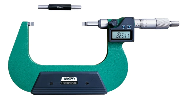 Digitálny mikrometer 75-100 mm s nožovými dotykmi, typ B, Insize