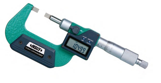 Digitálny mikrometer 125-150 mm s nožovými dotykmi, typ B, Insize