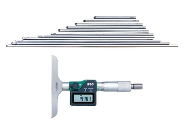 Digitálny mikrometrický hĺbkomer 0-300 mm, Insize