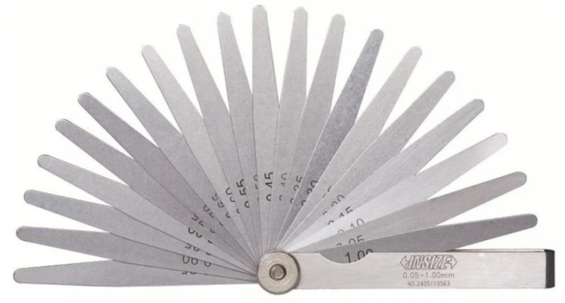 Špáromer 0,05-1,00 mm, 28 listov, Insize