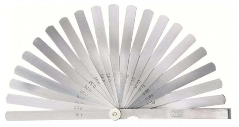 Špáromer 0,05-1,00 mm, dĺžka 200 mm, 13 listov, Insize