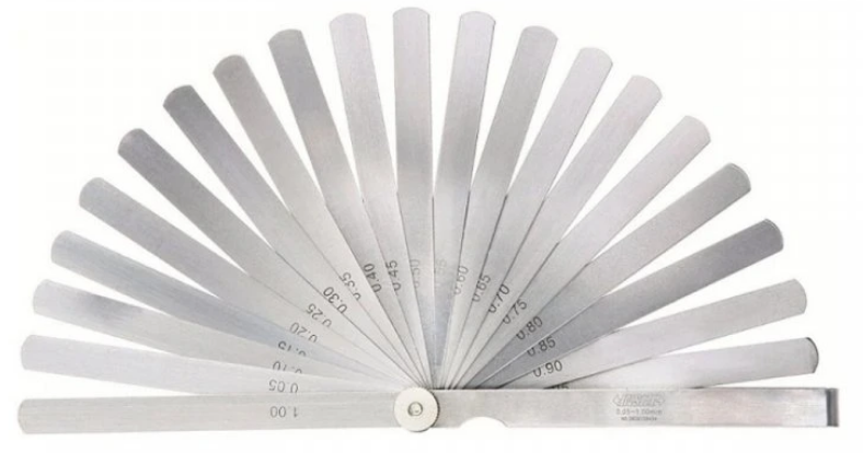 Špáromer 0,05-1,00 mm, dĺžka 200 mm, 20 listov, Insize