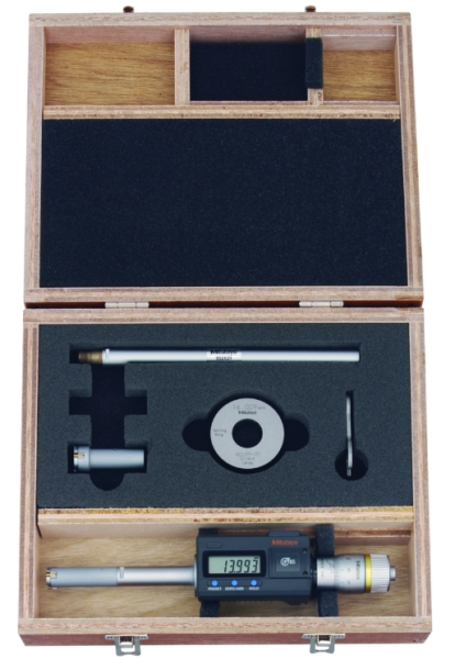 Sada digitálnych dutinomerov 12-20 mm s vymeniteľnými hlavami Holtest, Mitutoyo