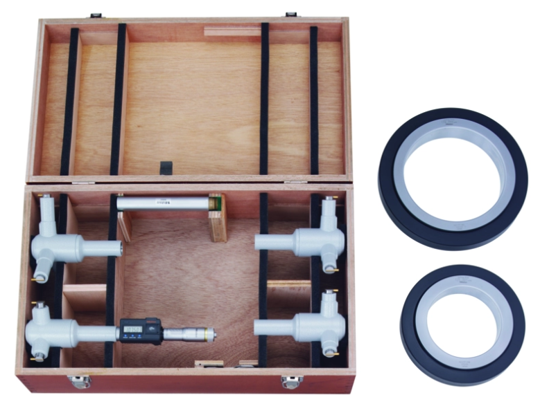 Sada digitálnych dutinomerov 100-200 mm s vymeniteľnými hlavami Holtest, Mitutoyo