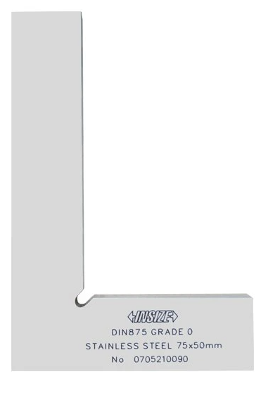 Uholník plochý 75x50 mm DIN 875/0, Insize