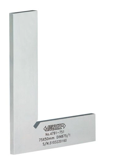 Uholník plochý 75x50 mm DIN 875/1, Insize