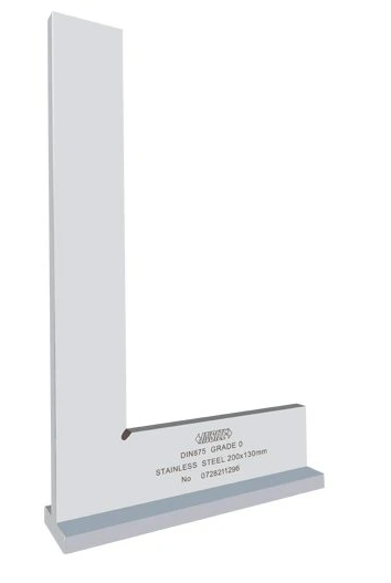 Uholník s príložníkom 200x130 mm DIN 875/0, Insize