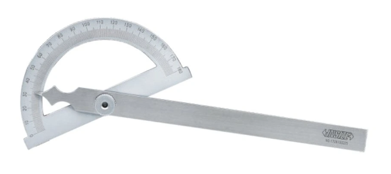 Oblúkový uhlomer 80x120 mm, 0-180°, Insize