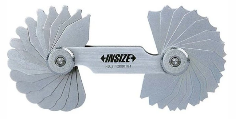 Rádiusové mierky 15,5-25 mm, Insize