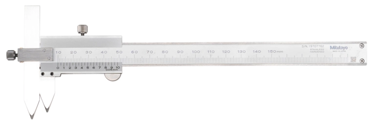 Analógové posuvné meradlo 10,1-150 mm, s posunutým stredom, Mitutoyo