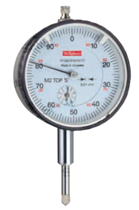 Číselníkový odchýlkomer 0-10 mm/0,01 mm, Käfer