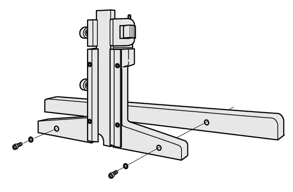 Predlžovací mostík 260 mm pre hĺbkomery, Mitutoyo