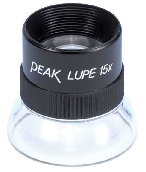 Lupa zväčšenie 15x, Peak