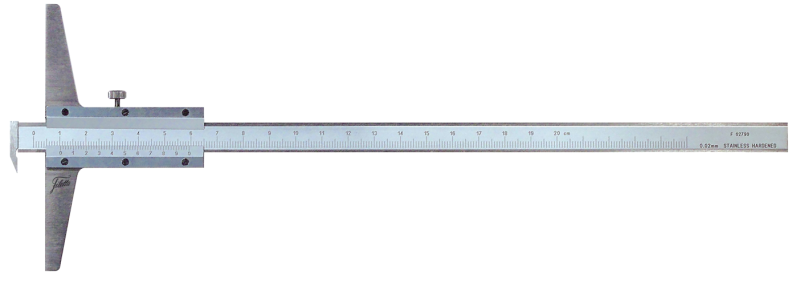 Analógový hĺbkomer 0-500 mm s osadením na drážky, SGM