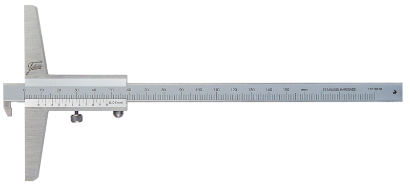Analógový hĺbkomer 0-150 mm s osadením 8x4,5 mm, SGM