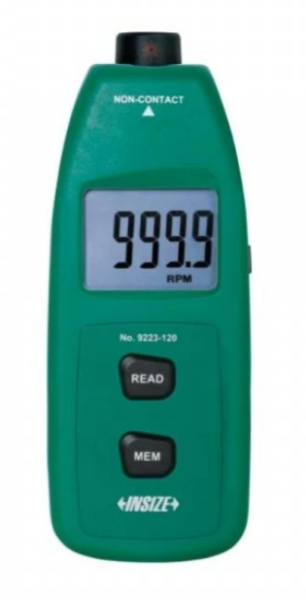 Bezkontaktný digitálny otáčkomer 2,5-99999 RPM, Insize