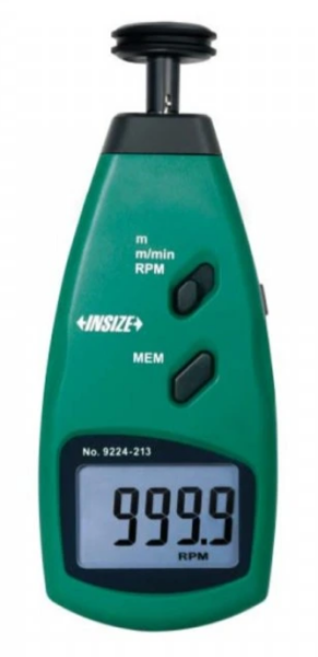 Kontaktný digitálny otáčkomer 0,5-19999 RPM, Insize