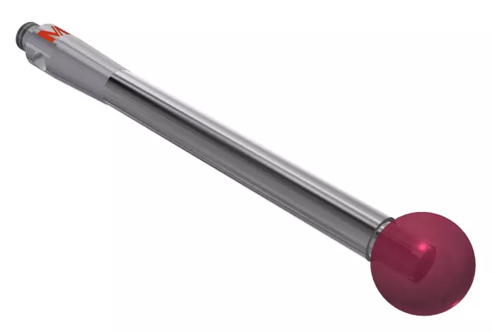Dotyk s rubínovou guľôčkou L=30mm, D=3mm, závit M2, Mitutoyo