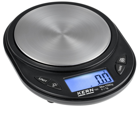 Vrecková váha 1000 g, Kern